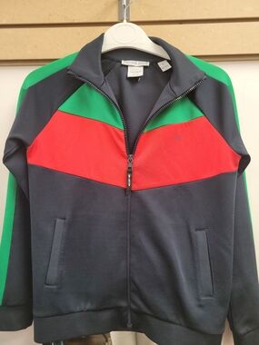 NIK & NIK Amsterdam Colorblock Track Jacket - Navy, Red & Green